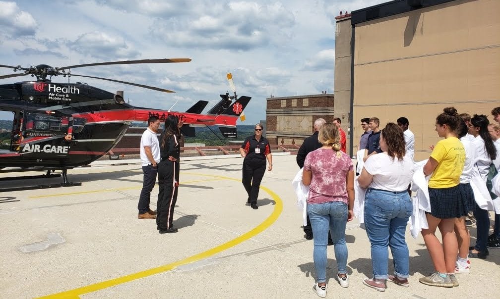 TAP MD visits UC Health for Trauma 101