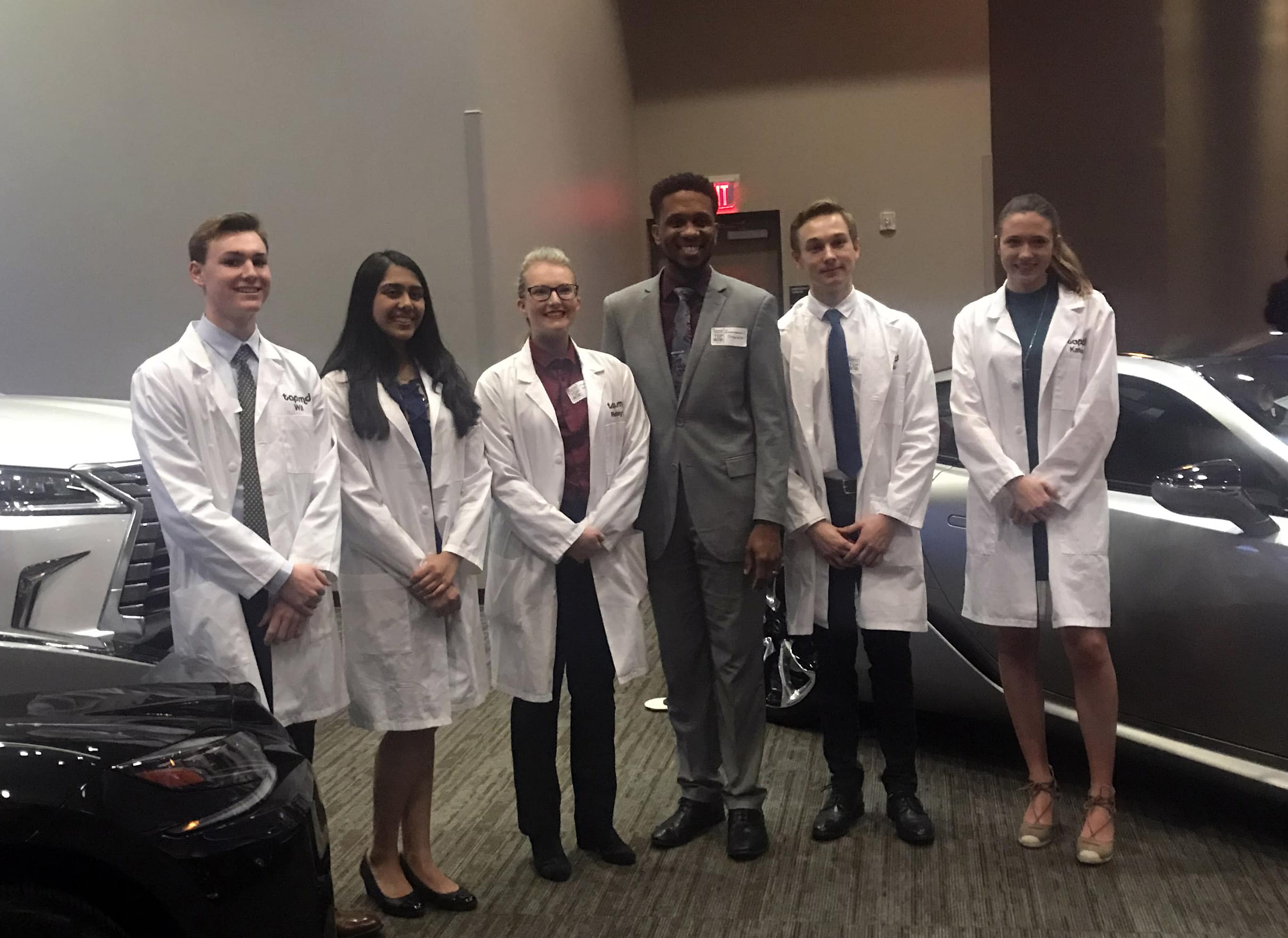 TAP MD students at Top Docs reception