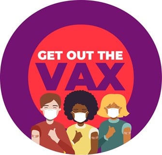 Get Out the Vax logo