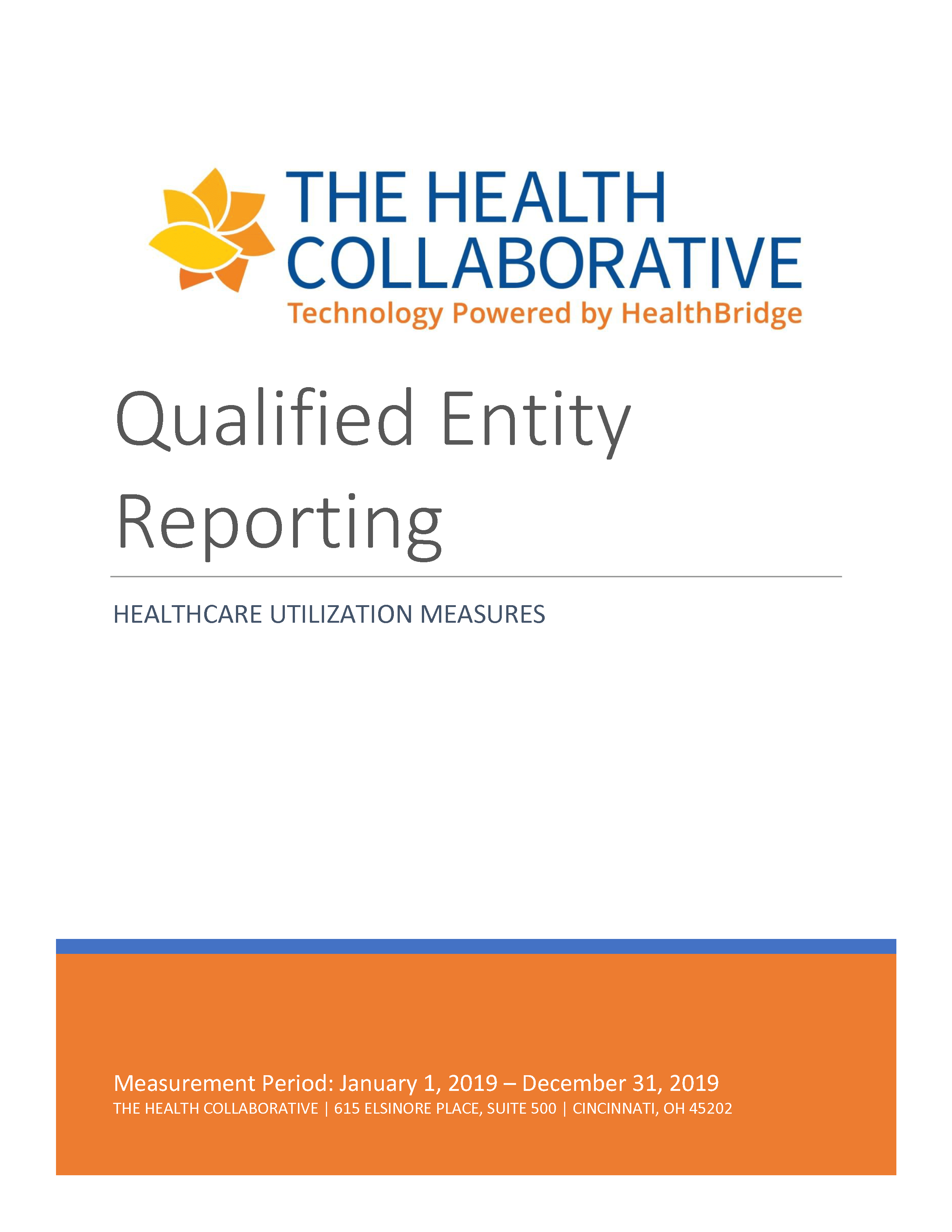 Qualified Entity report cover
